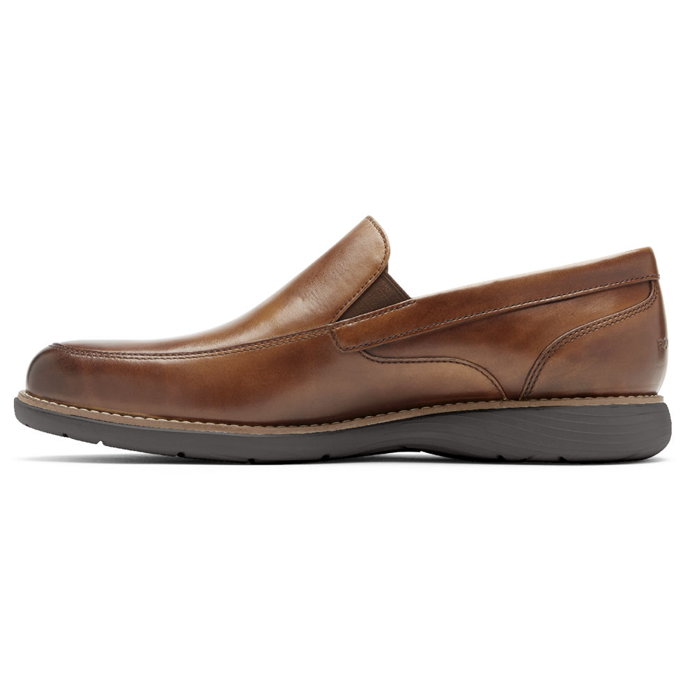 Rockport Mens Garett Venetian - Loafers Brown - UZN625147